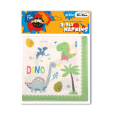 Fun® Its Cool 2-Ply Napkin 33x33cm - Dinosaur 10pcs