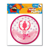 Fun® Its Cool Paper Plate 7in - Ballerina 6pcs