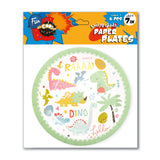 Fun® Its Cool Paper Plate 7in - Dinosaur 6pcs