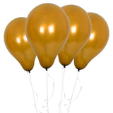 Fun® Helium Balloon 10inch - Metallic Golden Pack of 15