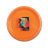 Fun® Plastic Plate Ø22cm - Citrus Pack of 25