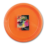 Fun® Plastic Plate Ø25cm - Citrus Pack of 10