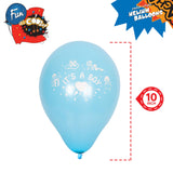 Fun® Helium Balloon 10 Inches - It's a Boy Pack of 15