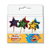 Fun® Its Cool Birthday Candles - Stars 5pcs