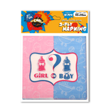 Fun® Its Cool 2-Ply Napkin 33x33cm - Boy or Girl 10pcs