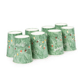 Fun® Paper Cup 7.5x9cm - Christmas Evergreen (Pack of 8)