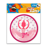 Fun® Its Cool Paper Plate 9in - Ballerina 6pcs