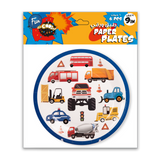 Fun® Its Cool Paper Plate 9in - Car 6pcs