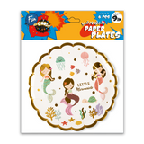 Fun® Its Cool Paper Plate 9in - Mermaid 6pcs