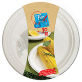 Fun® Everyday Biodegradable Moulded Fibre Plate -10 pcs