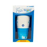 Fun® Fold N Sip Single Wall Lidless Paper Cup 12Oz   Blue Sky   10 Pcs