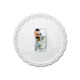 Fun® Festive Crystal-Like Plastic Plate Ø24cm -5 pcs