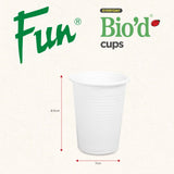 Fun Bio'd Cup - White 5oz (Pack of 25)