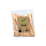 Fun® Green Track Bamboo Skewers 11cm - Flag - 100pcs