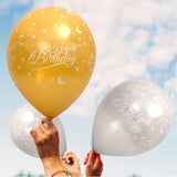 Fun® Helium Sparkling Balloon 12 Inches - Happy Birthday Pack of 20