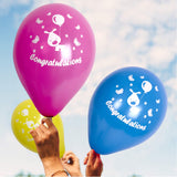 Fun® Helium Balloon 10in - Congratulations Pack of 15